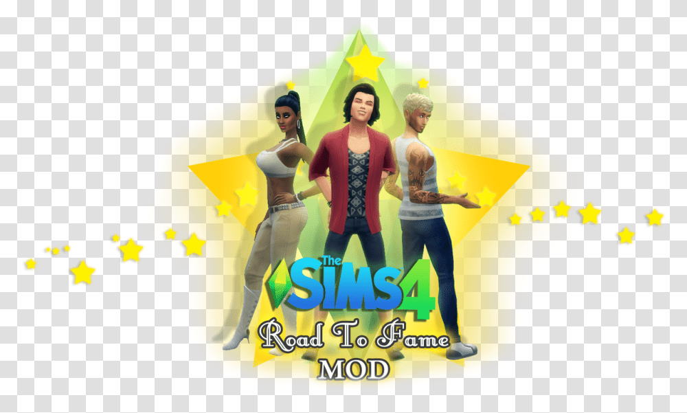 Download Free Luke Hunter Sims 4 Road To Fame Mod, Person, Advertisement, Poster, Flyer Transparent Png