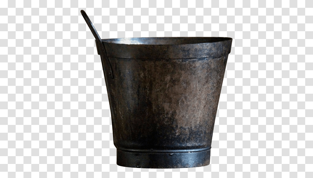 Download Free Metal Bucket Old Bucket, Pot Transparent Png