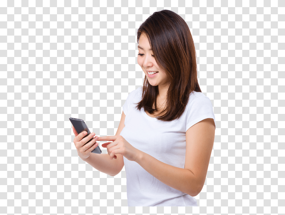 Download Free Mobile Phones Android Telephone Predictive People With Phone, Person, Electronics, Texting, Hand-Held Computer Transparent Png