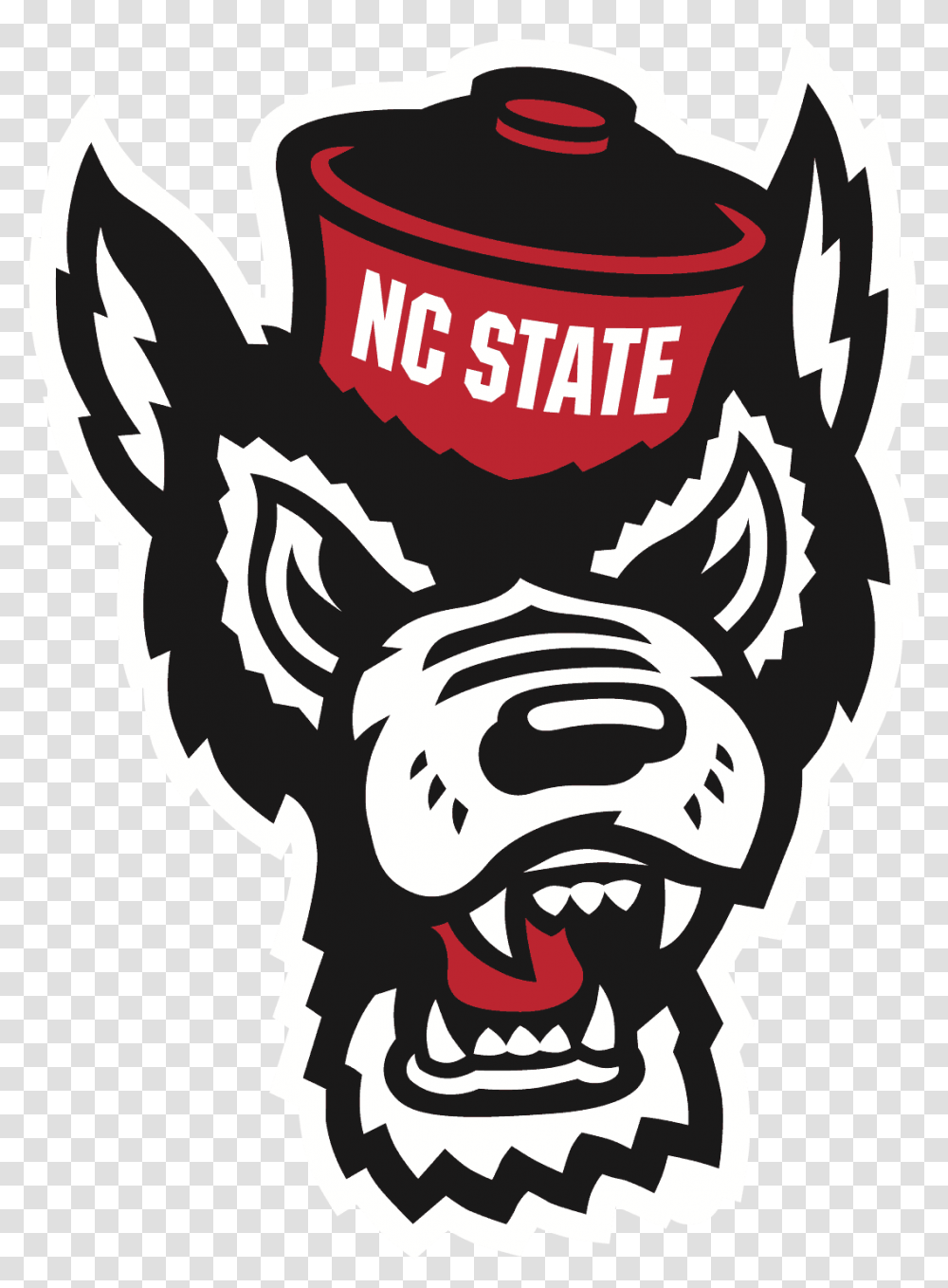 Download Free Nc State Wolfpack College Football Nc Nc State Wolfpack Logo, Symbol, Emblem, Trademark, Pillar Transparent Png