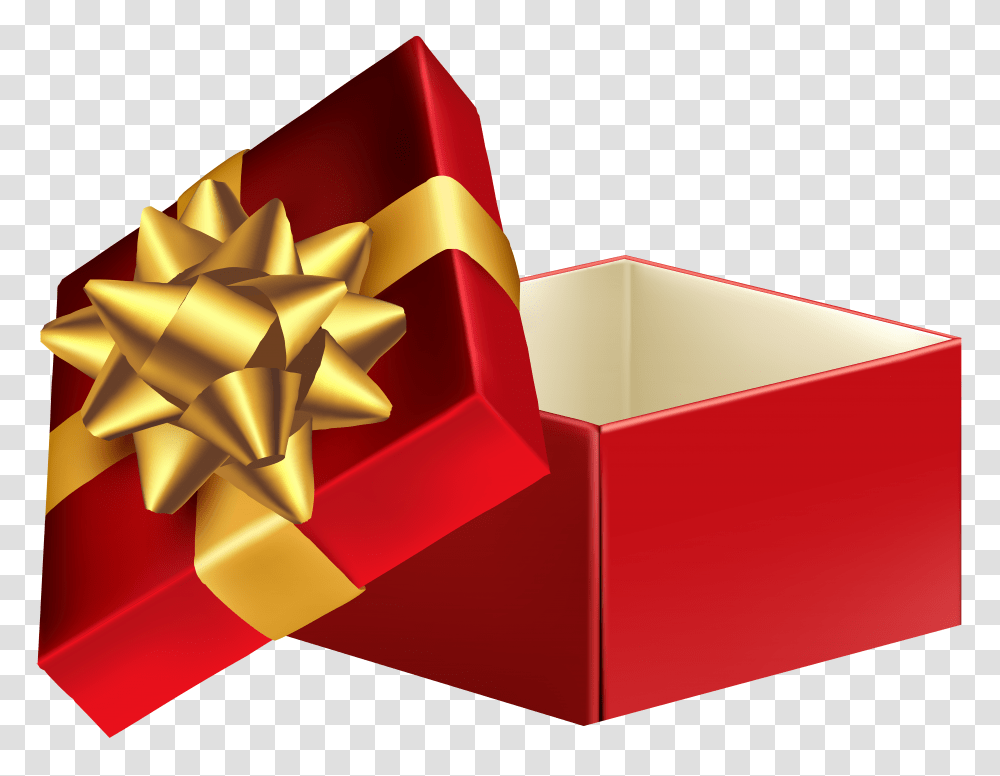 Download Free Open Gift Box Clip Art Green Gift Box Transparent Png