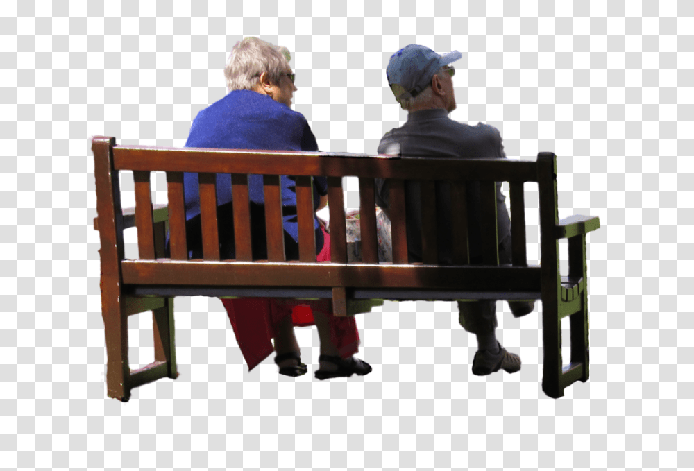 Download Free Park Bench Photo People Sitting Bench, Person, Furniture, Crib, Clothing Transparent Png