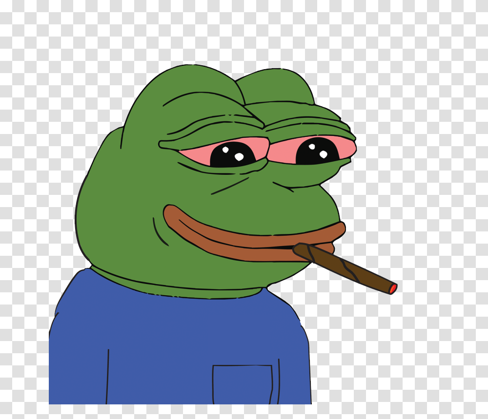 Download Free Pepe Frog Pepe Smoking Meme, Animal, Clothing, Apparel, Art Transparent Png