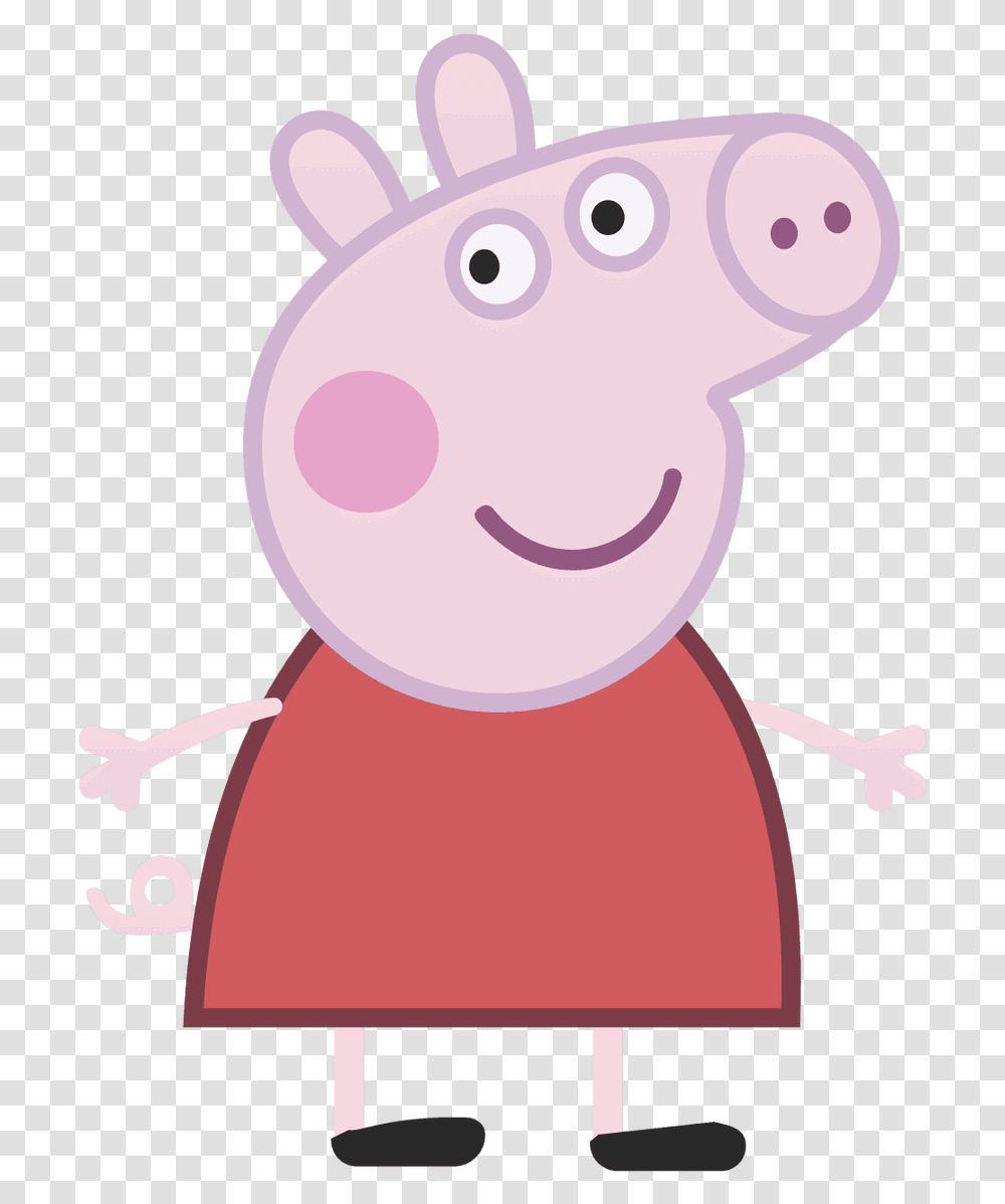 Download Free Peppa Shaquille O Neal Peppa Pig, Animal, Mammal, Plush, Toy Transparent Png