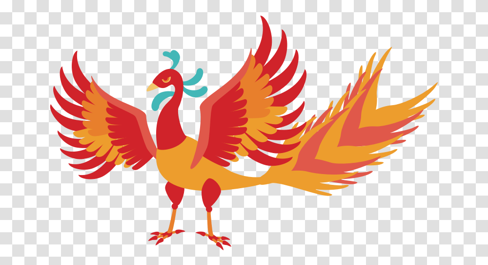 Download Free Phoenix 3 Dlpngcom Cartoon Phoenix Clip Art, Bird, Animal, Flamingo, Beak Transparent Png