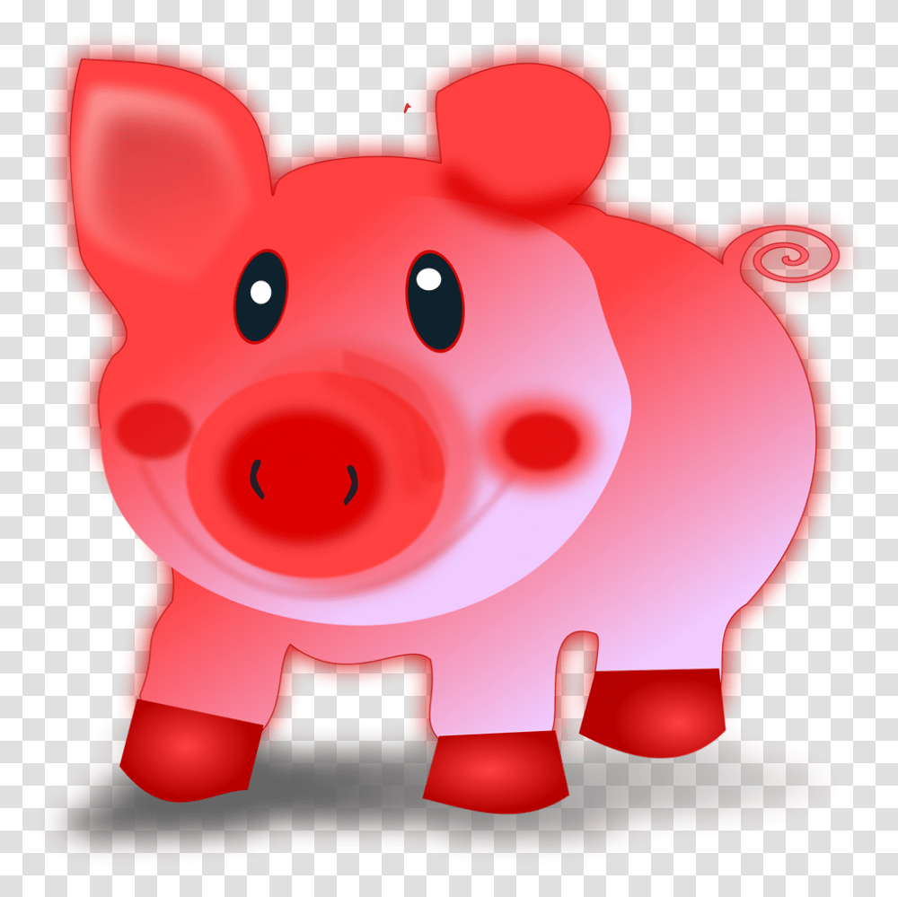Download Free Piglet Red Pig Clipart, Piggy Bank, Toy Transparent Png