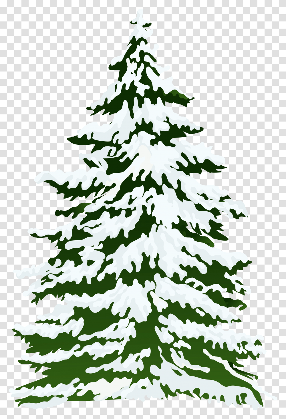 Download Free Pine Tree Freeuse Stock Outline Rr Snowy Pine Tree Watercolor, Plant, Ornament, Christmas Tree, Fir Transparent Png
