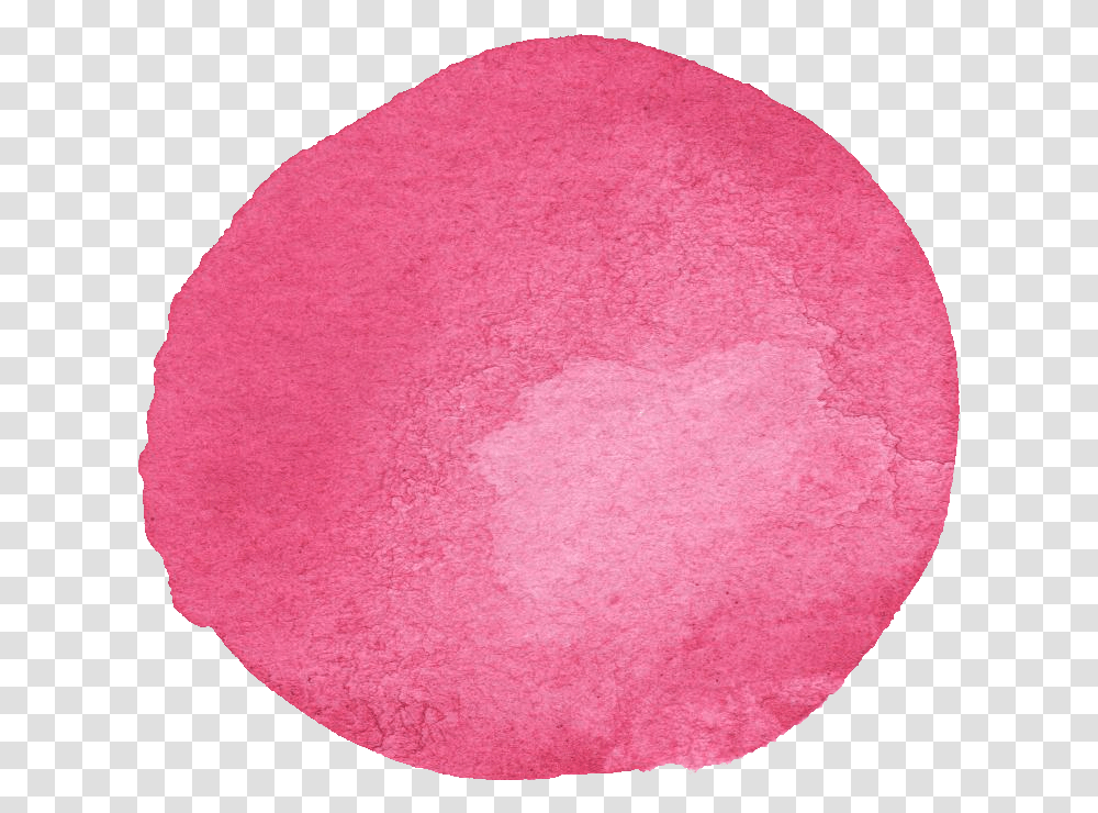 Download Free Pink Paint Stroke Circle Full Circle Brush Stroke, Rug, Sponge Transparent Png