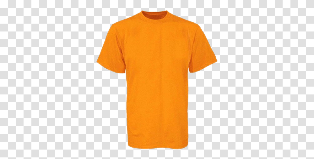 Download Free Plain Orange T Shirt Image Download Plain T Shirt, Clothing, Apparel, T-Shirt, Linen Transparent Png