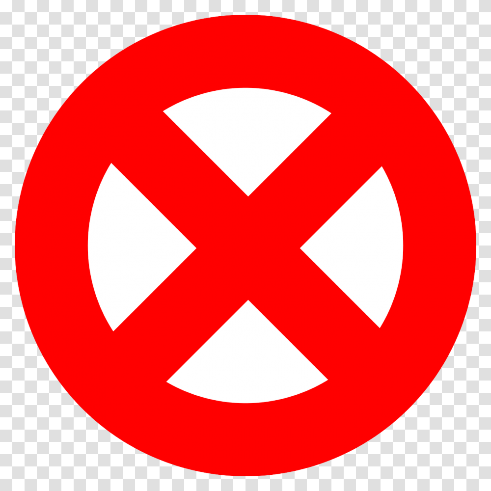 Download Free Prohibited Sign X Men Logo, Symbol, First Aid, Trademark Transparent Png