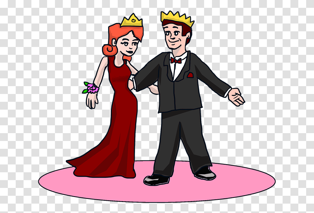 Download Free Prom Dress Queen Prom King And Queen Clipart, Performer, Person, Human, Magician Transparent Png