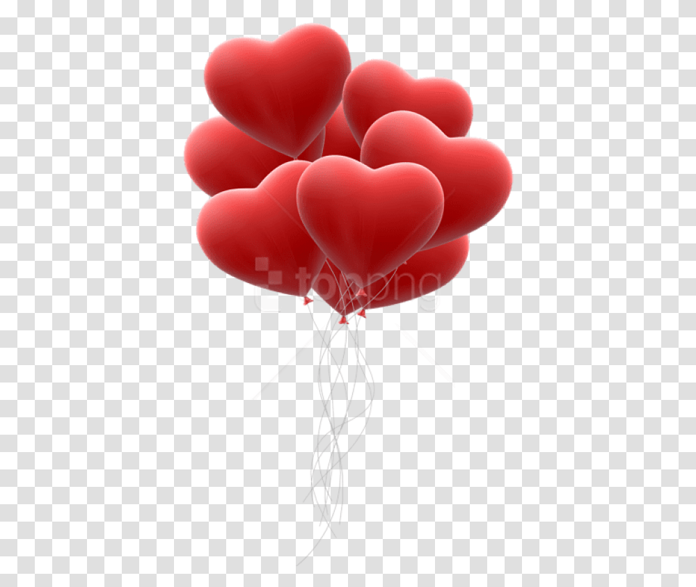 Download Free Red Hearts Balloon Bunch Background Heart Balloon Clipart, Plant, Lamp Transparent Png