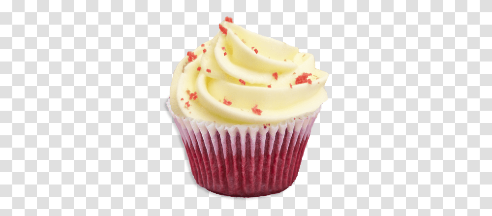 Download Free Red Hummingbird Bakery Red Velvet Cupcakes, Cream, Dessert, Food, Creme Transparent Png