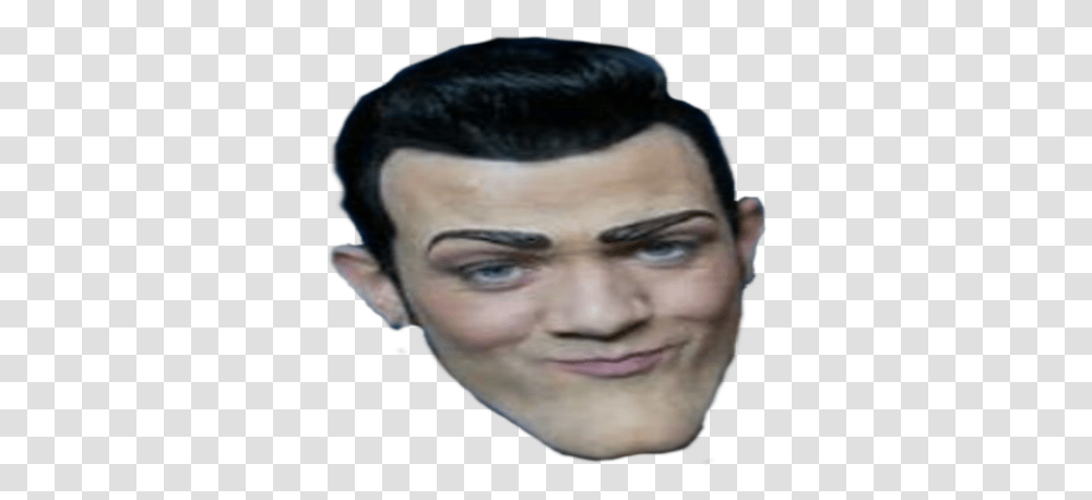 Download Free Robbie Rotten Face Roblox Dlpngcom Robbie Rotten Face, Person, Human, Head, Dimples Transparent Png