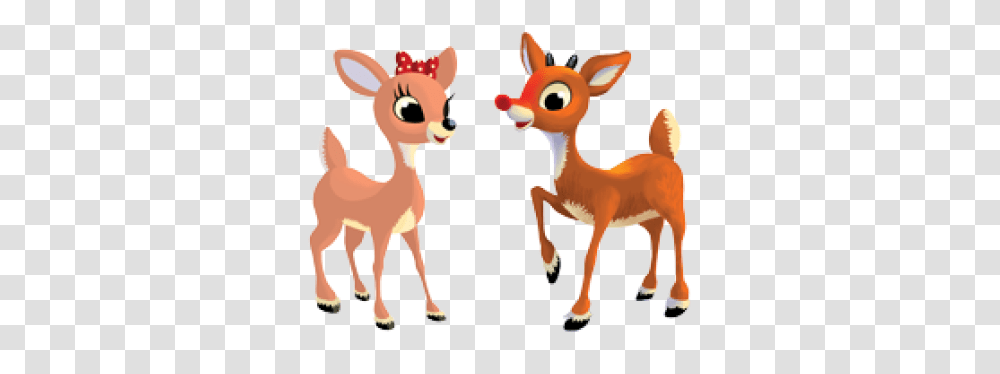 Download Free Rudolph The Red Nosed Reindeer 102 Lovely, Toy, Wildlife, Mammal, Animal Transparent Png