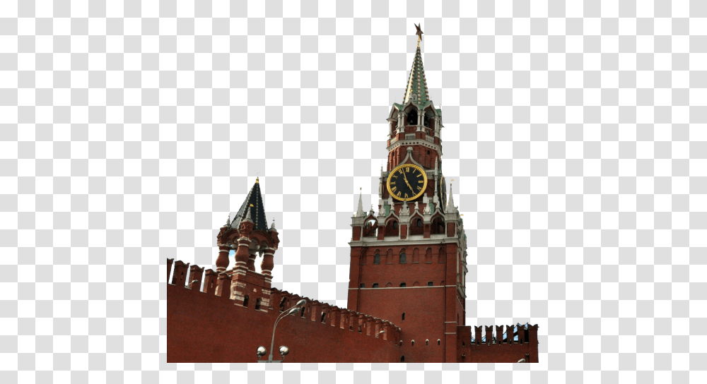Download Free Russian Images Spasskaya Tower, Architecture, Building, Clock Tower, Spire Transparent Png