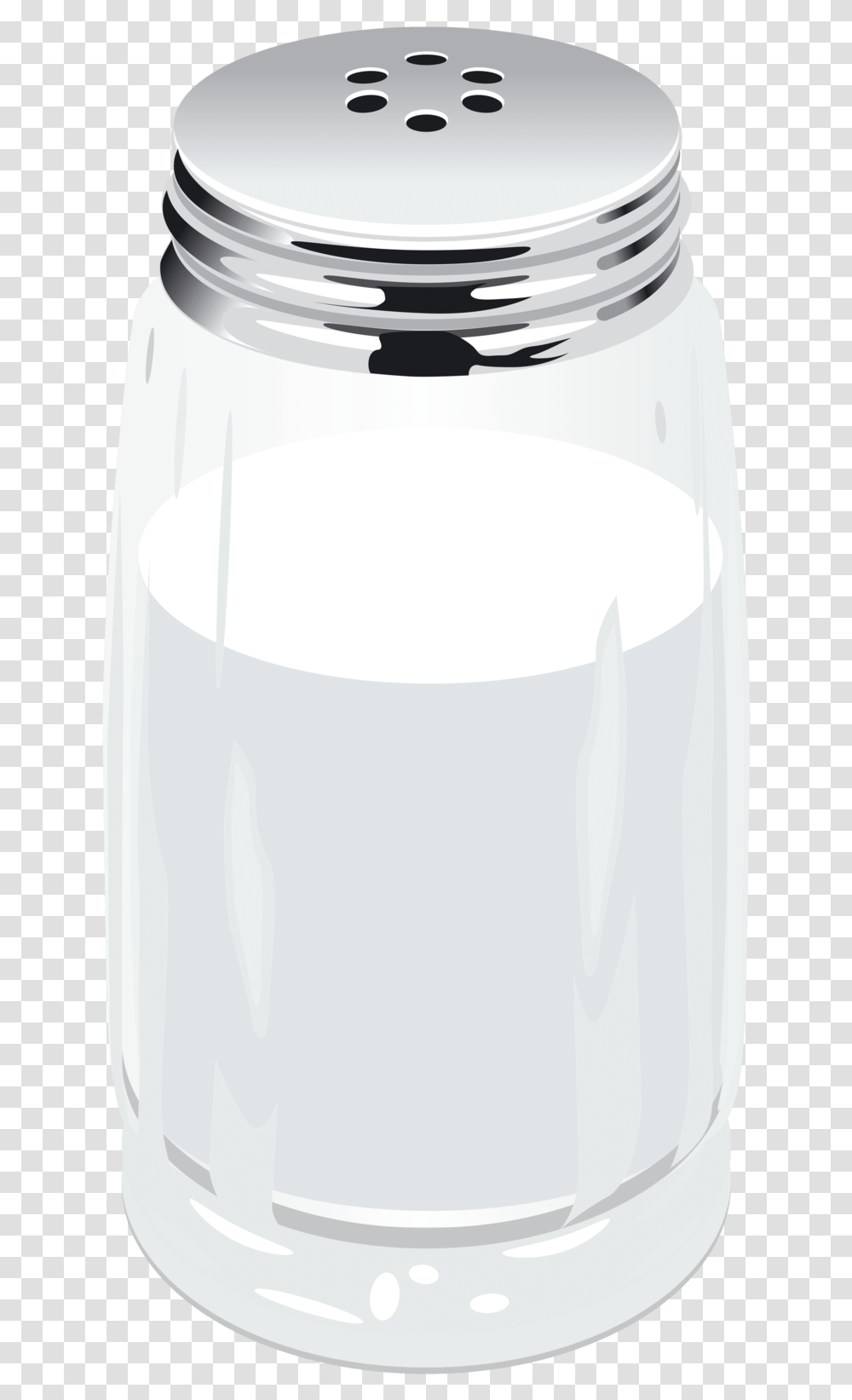 Download Free Salt Salt Shaker No Background, Jar, Bottle, Cylinder, Glass Transparent Png