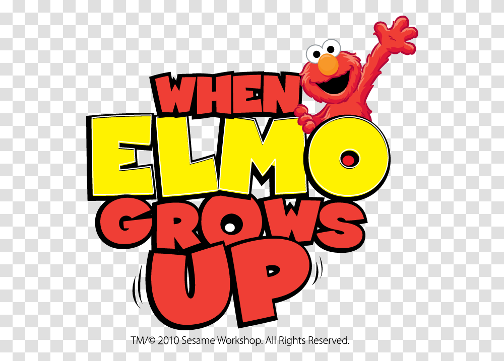 Download Free Sesame Street Logo Elmo Grows Up, Text, Clothing, Alphabet, Photography Transparent Png