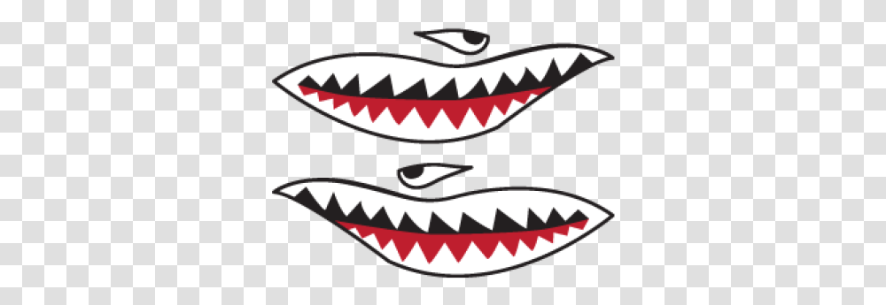 Download Free Shark Teeth Car Shark Teeth Decal, Clothing, Label, Text, Hat Transparent Png