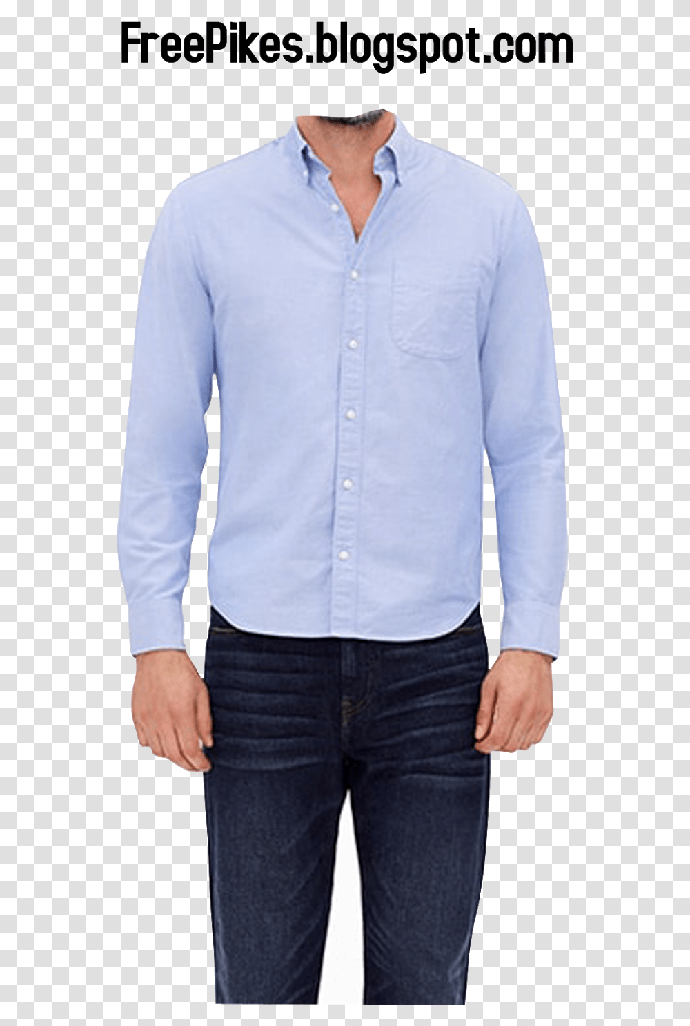 Download Free Single T Shirt For Mens In Sky Blue Man, Apparel, Dress Shirt, Person Transparent Png