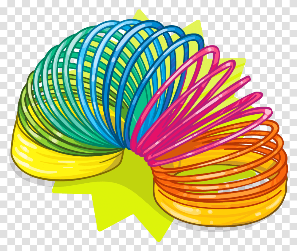 Download Free Slinky Clipart Slinky, Pattern, Light, Spiral, Coil Transparent Png