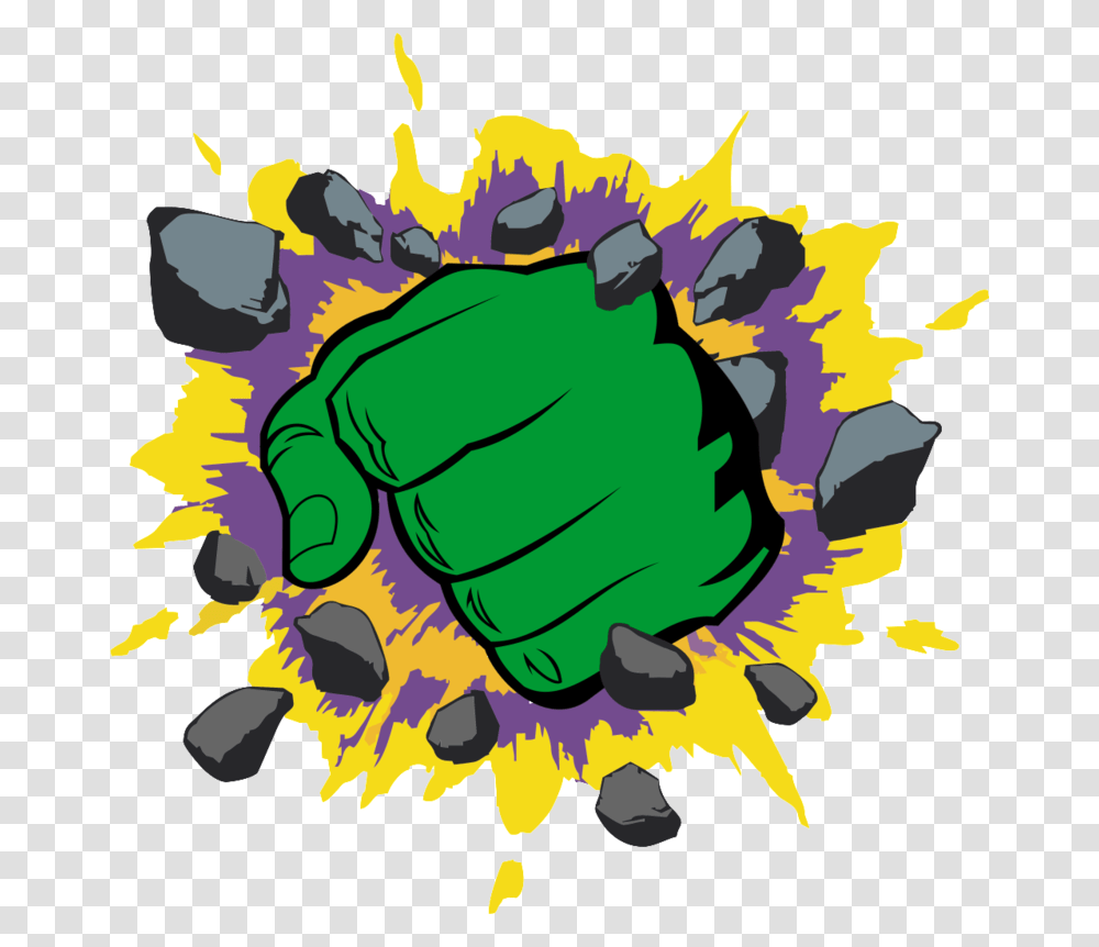 Download Free Smashing Spider Man Youtube Hulk Hulk Logo, Hand, Plant Transparent Png