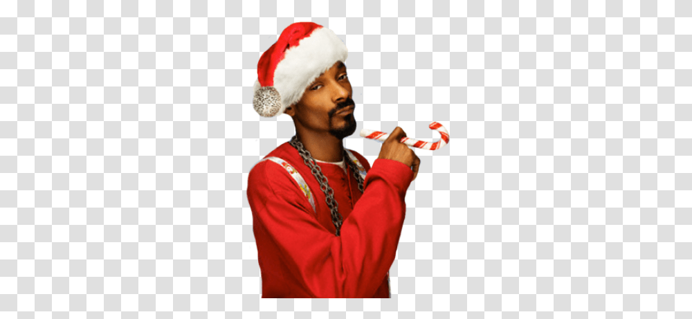 Download Free Snoop Santa Snoop Dogg Christmas, Person, Clothing, Face, Costume Transparent Png