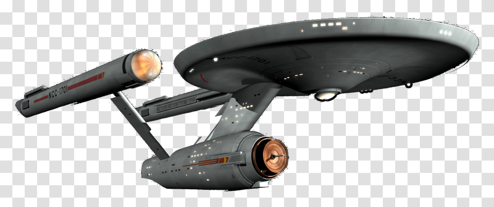 Download Free Star Trek Starship Uss Enterprise Star Trek, Spaceship, Aircraft, Vehicle, Transportation Transparent Png