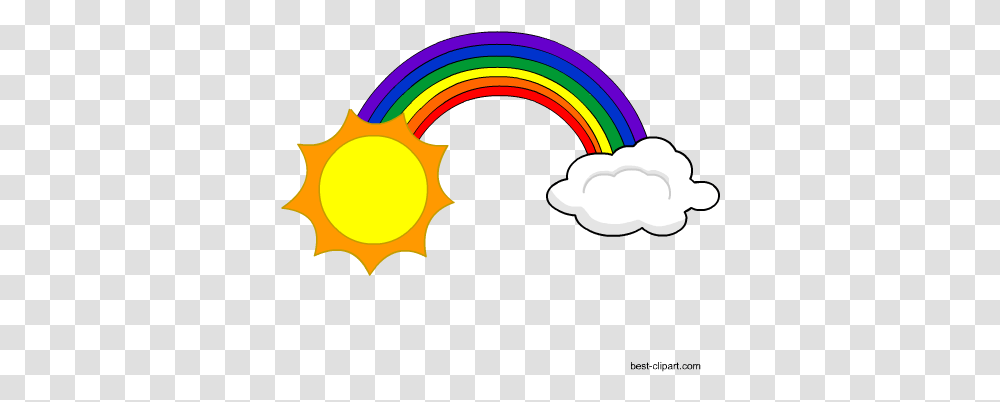 Download Free Sun Clip Art Clipart Rainbow Sun Cloud, Symbol, Light, Pillow, Cushion Transparent Png