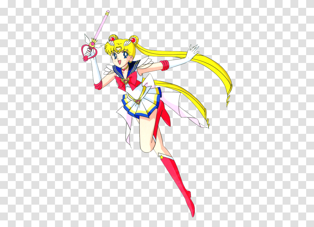 Download Free Super Sailor Moon Sailor Moon Background, Person, Human, Manga, Comics Transparent Png