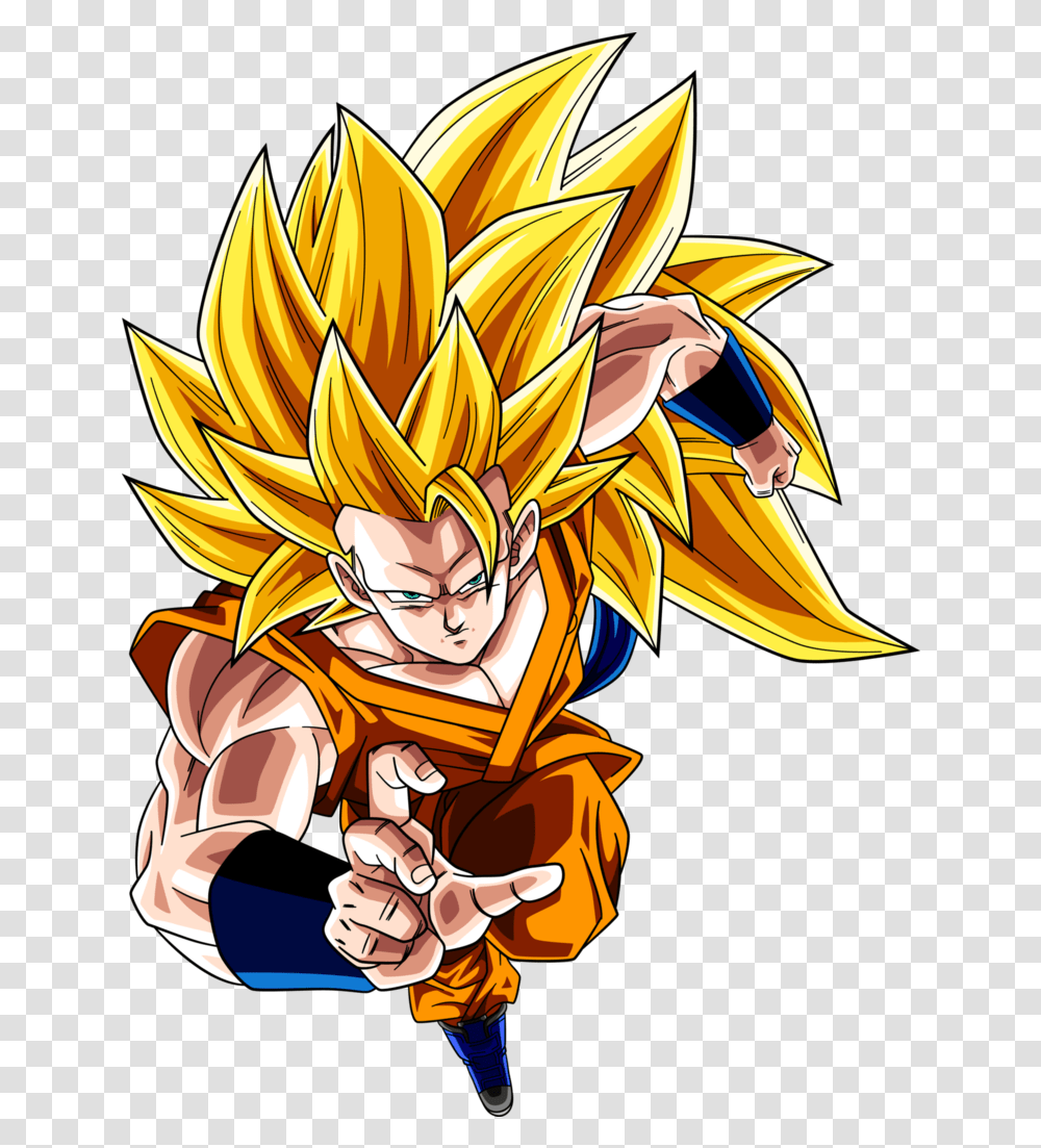 Download Free Super Saiyan 3 Goku Dragonball By Dragon Ball Super Goku, Manga, Comics, Book, Graphics Transparent Png