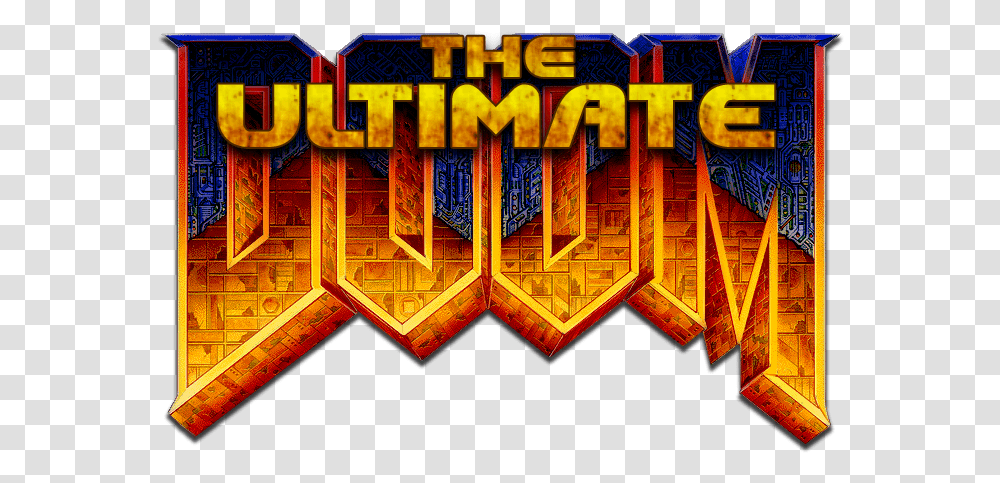 Download Free The Doom Logo Ultimate Doom Logo, Arcade Game Machine, Pac Man, Legend Of Zelda, Minecraft Transparent Png