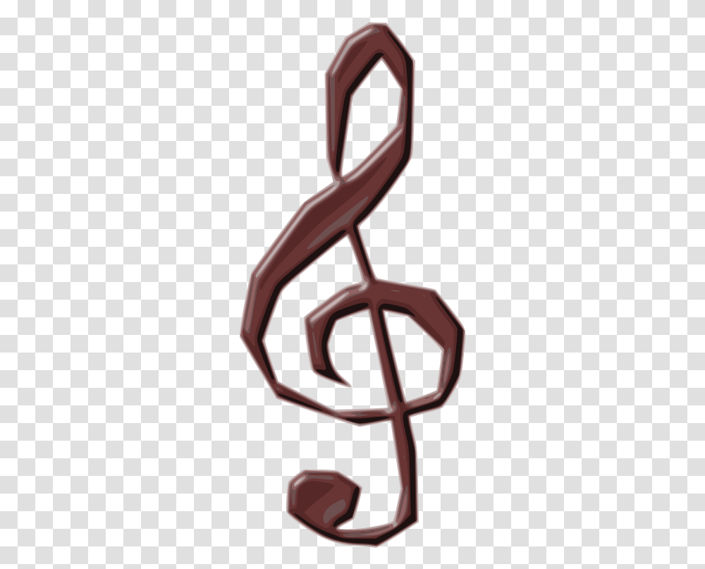 Download Free Treble Clef Simple Music Note Design, Symbol, Logo, Trademark, Emblem Transparent Png