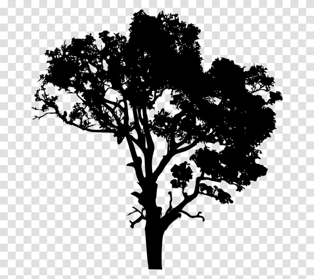 Download Free Tree Silhouette, Gray, World Of Warcraft Transparent Png