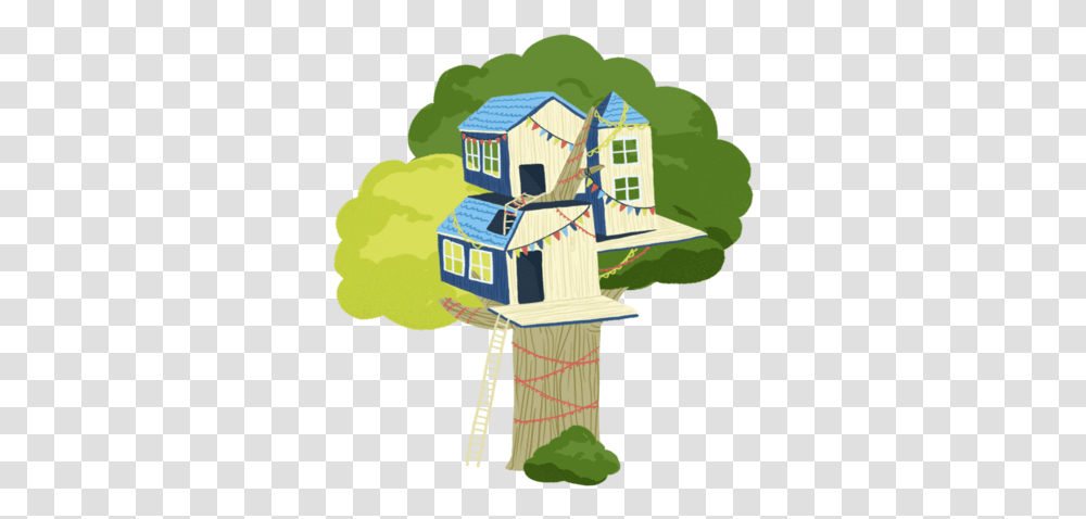 Download Free Treehouse Cartoon, Building, Tower, Architecture, Housing Transparent Png