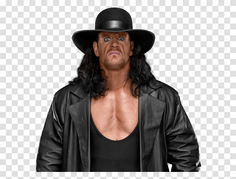 Download Free Undertaker Angry Roman Reigns And Undertaker, Clothing, Apparel, Person, Human Transparent Png