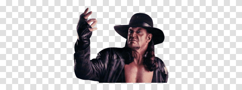 Download Free Undertaker File Undertaker, Clothing, Apparel, Hat, Person Transparent Png