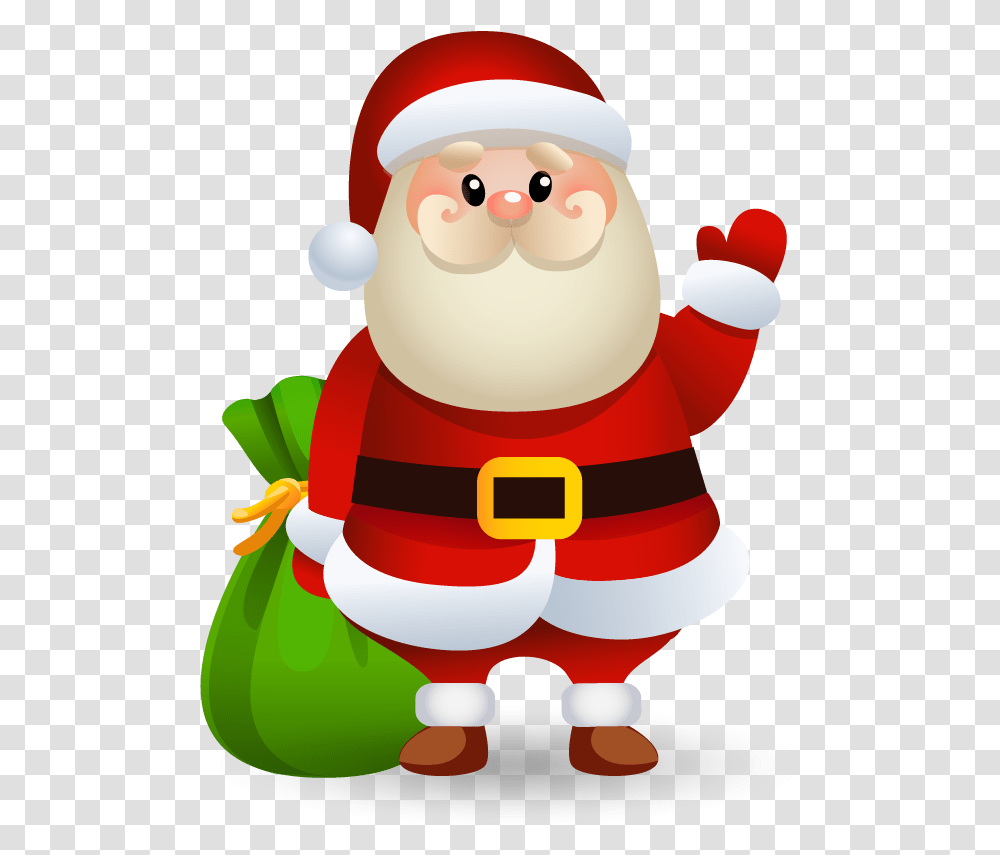 Download Free Vector Material Claus Christmas Santa Clipart Background Christmas, Snowman, Winter, Outdoors, Nature Transparent Png