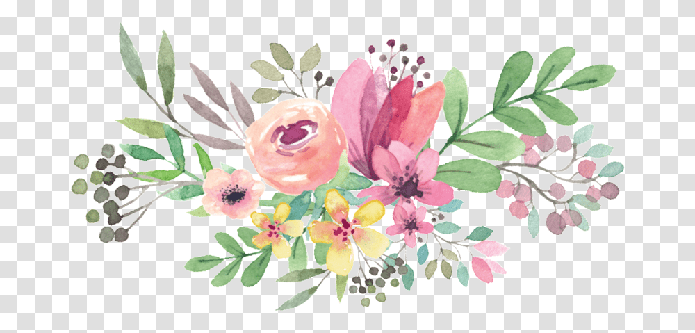 Download Free Watercolor Flowers 770266 File Flower, Graphics, Art, Floral Design, Pattern Transparent Png
