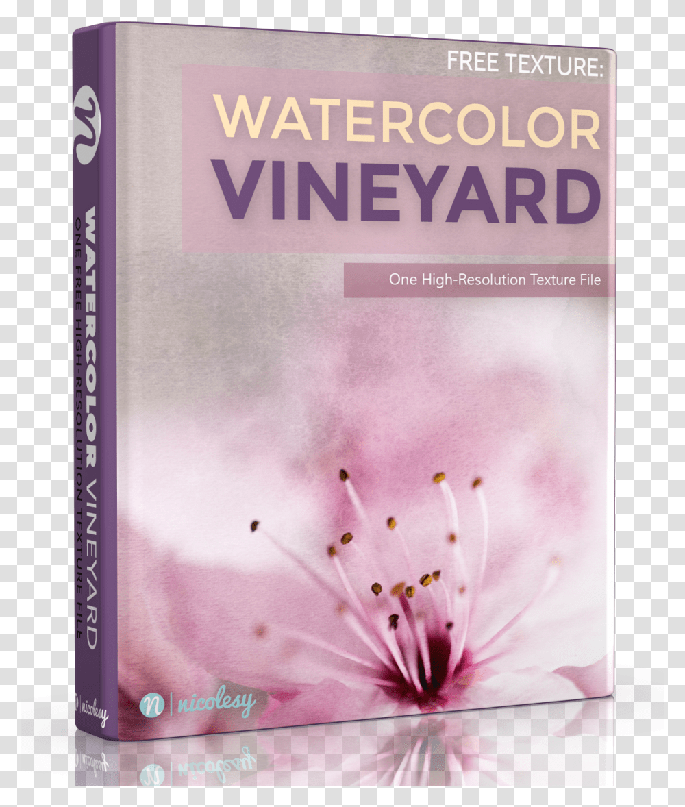 Download Free Watercolor Texture Cherry Blossom, Plant, Flower, Novel, Book Transparent Png