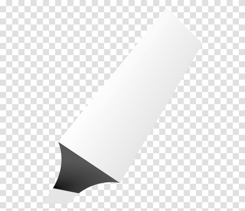 Download Free White Highlighter Highlighter Pen Black And White, Weapon, Weaponry, Blade, Knife Transparent Png