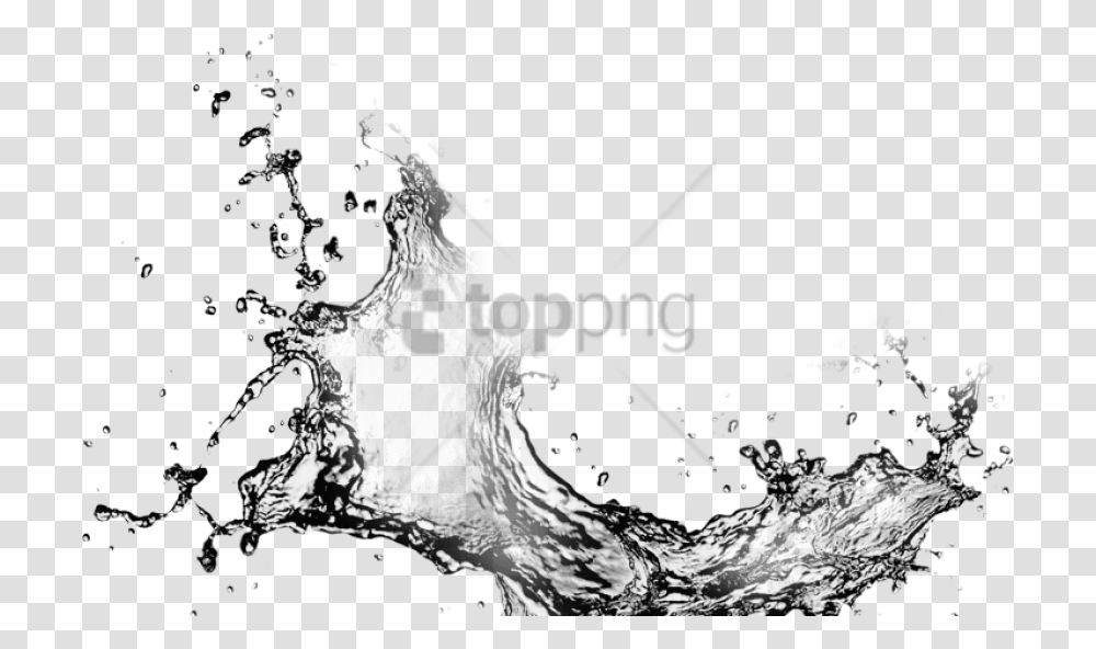 Download Free White Water Splash Image With Black Water Splash, Droplet, Outdoors, Mountain, Nature Transparent Png