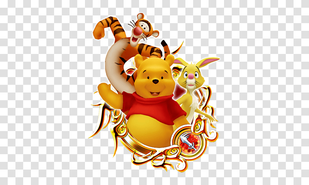 Download Free Winnie The Pooh Picture Dlpngcom Kingdom Hearts Sora Keyblade, Graphics, Diwali, Crowd, Poster Transparent Png