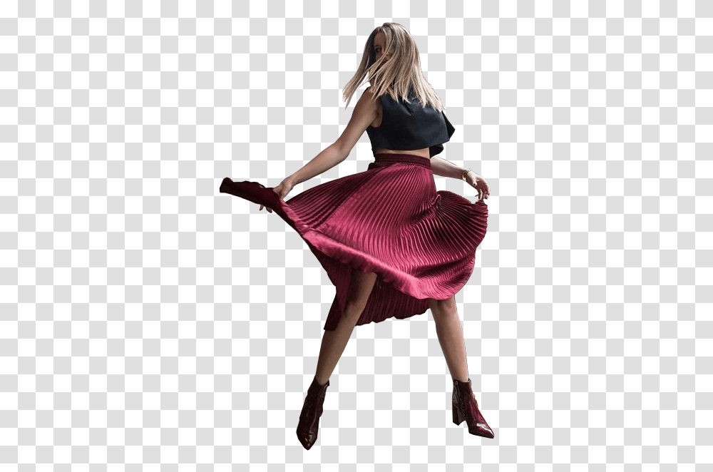 Download Free Woman Dancing Cutout People Cutout Cutout People Dancing, Skirt, Clothing, Apparel, Person Transparent Png