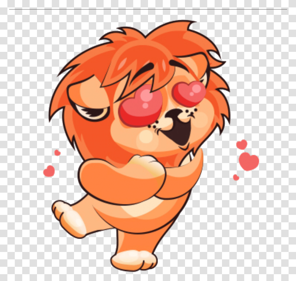 Download Freetoedit Sticker Stickers Lion Emojis Emoticon Lion Discord Emotes, Graphics, Art, Face, Label Transparent Png