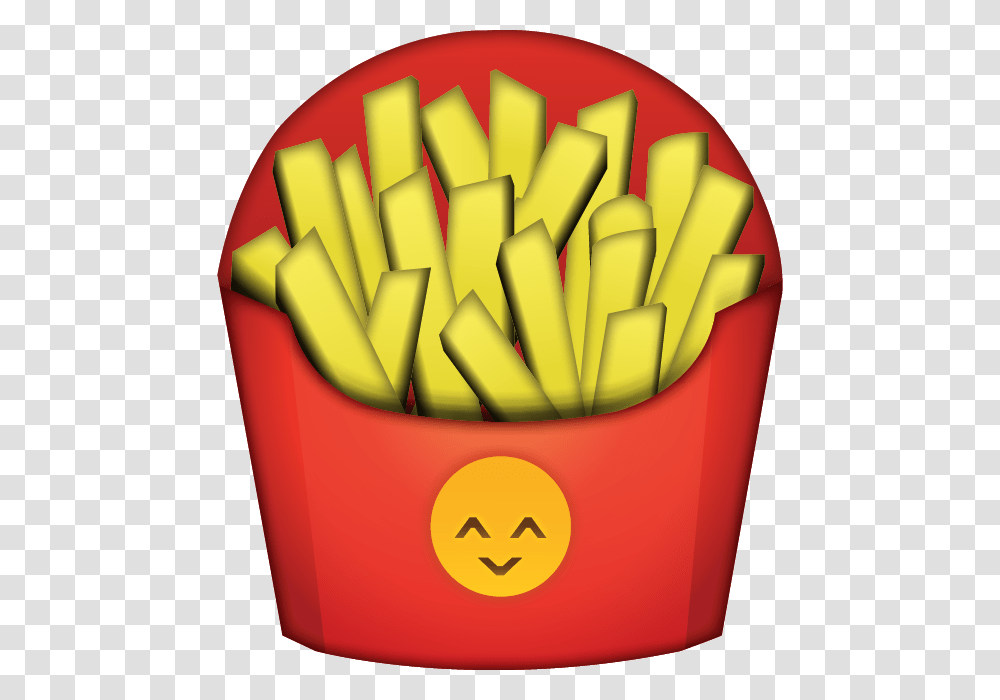 Download French Fries Emoji Icon Emoji Island, Food, Plant, Sliced Transparent Png