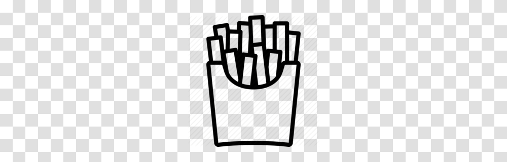 Download French Fries Outline Clipart Mcdonalds French Fries Fast, Urban, Stencil, Number Transparent Png