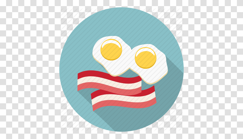 Download Fried Eggs Icon Clipart Fried Egg Bacon Clip Art, Flag, American Flag Transparent Png