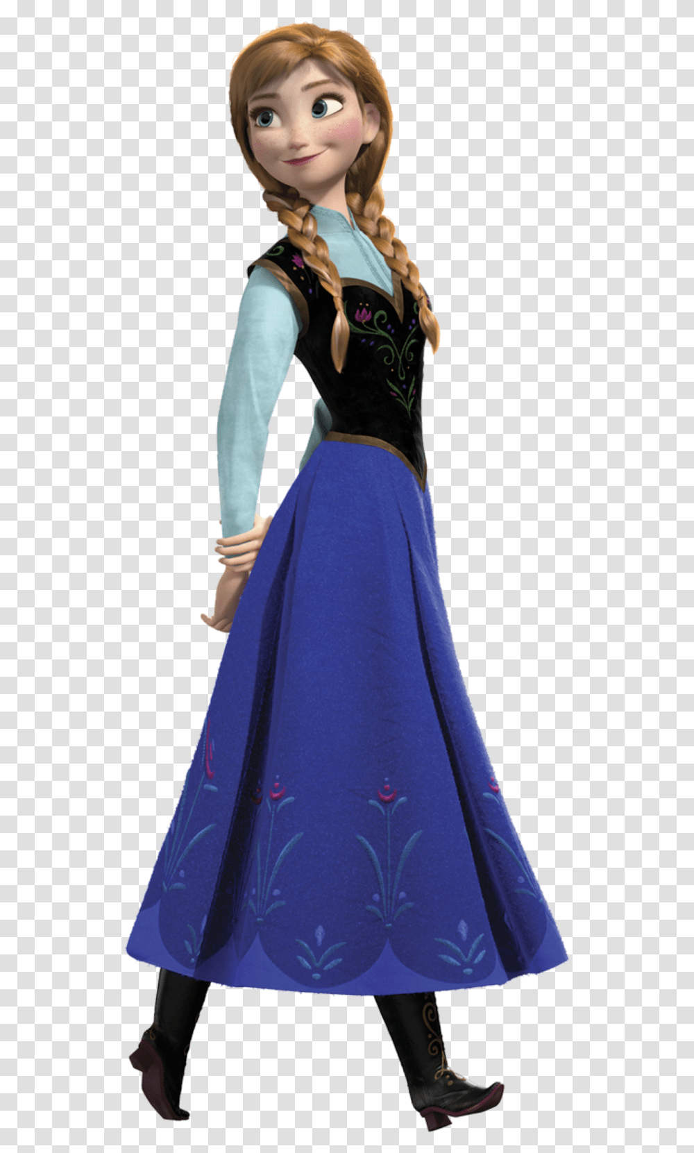 Download Frozen Love Interest Theories Frozen Anna Disney Princess, Clothing, Sleeve, Evening Dress, Robe Transparent Png