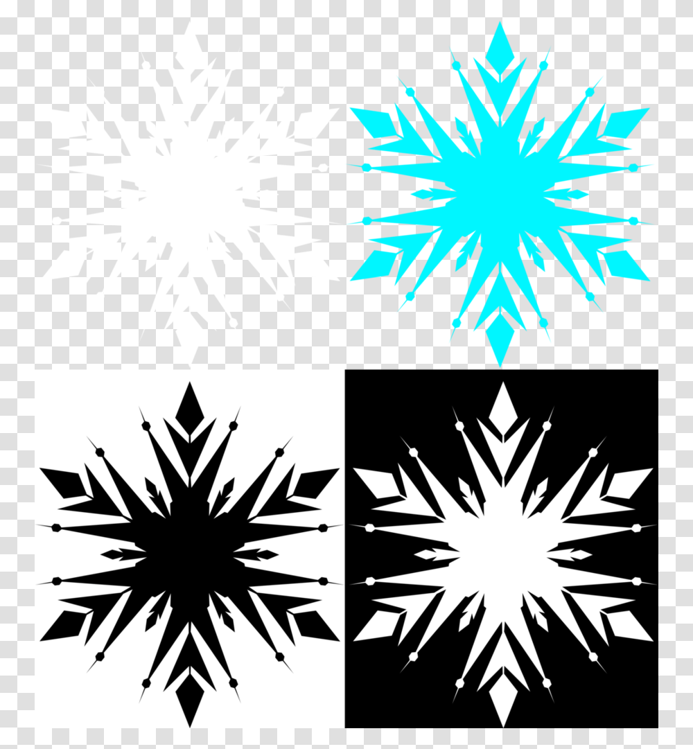 Download Frozen Snowflake Silhouette Clipart Elsa Anna Clip Art, Stencil, Flare, Light Transparent Png